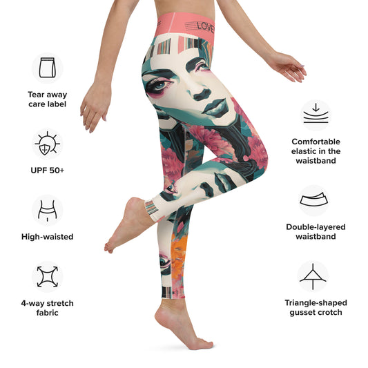 Crown Chakra Yoga Leggings